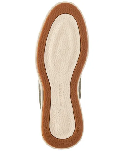 Johnston & Murphy Ackerson Knit Plain Toe Sneaker In Brown