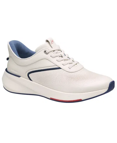 Johnston & Murphy Surge U-throat Embossed Sneaker In Neutral