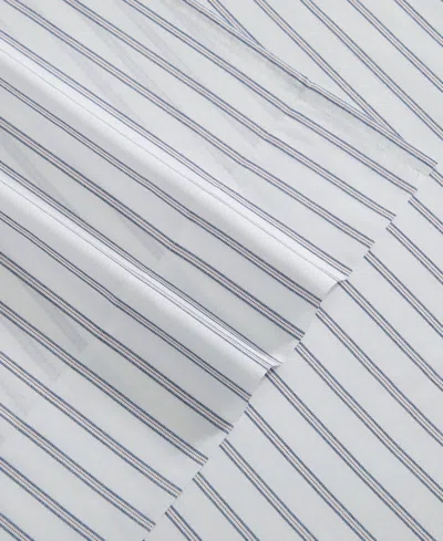 Tommy Hilfiger Printed 200-thread Count Cotton Percale 4-pc. Sheet Set, King In Gray