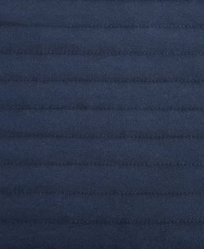 Tommy Hilfiger Solid Washed Microfiber 3-pc. Quilt Set, Full/queen In Blue