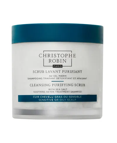 Christophe Robin Cleansing Purifying Scrub With Sea Salt In Transparent