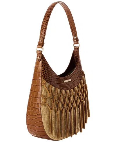 Brahmin Fallon Venture Medium Shoulder Bag In Brown