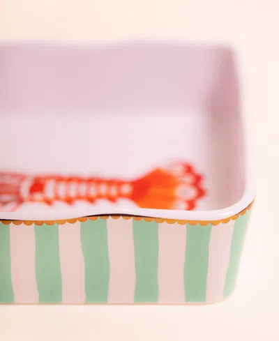 Yvonne Ellen Lobster Large Rectangular Roaster In Multi