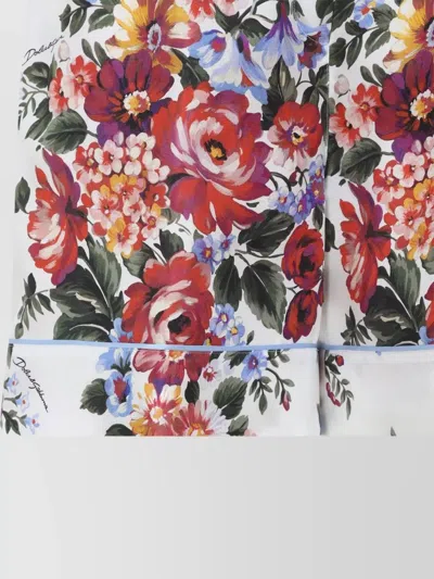 Dolce & Gabbana Floral Print Knee Length Tailored Shorts In Multi