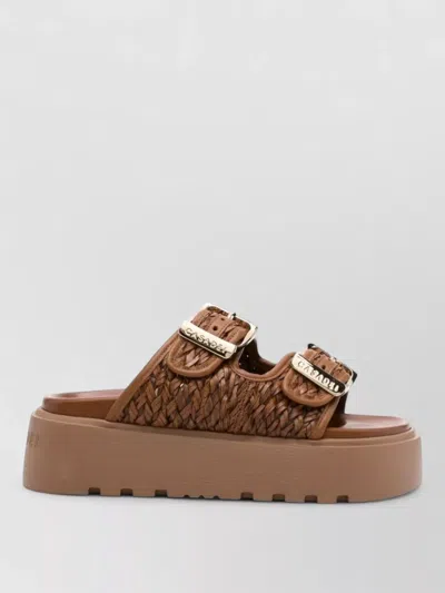 Casadei Heeled Sandal Woman Color Brown In Multi