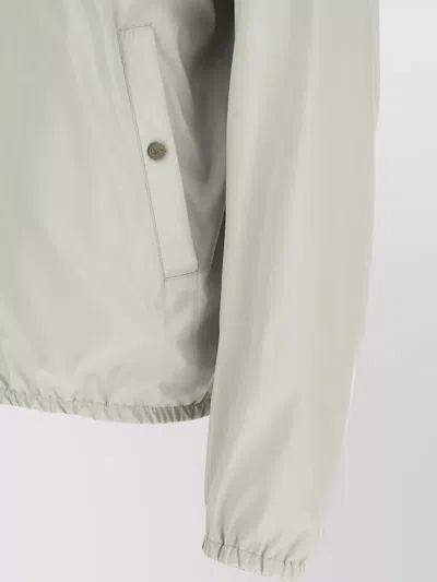 Herno Reversible Bomber Jacket Elasticated Hem Collar