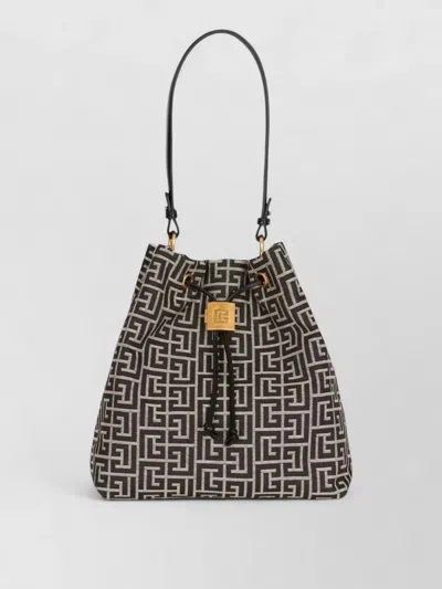 Balmain Brunello Cucinelli Openwork Knit Top With Sequins