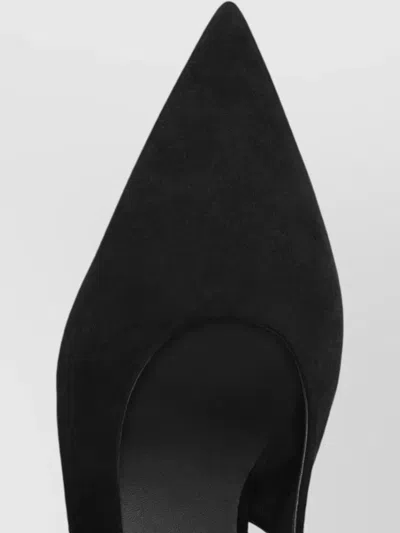 Alaïa Cube Wedge Slingbacks In Suede