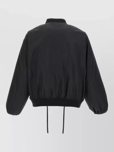Jil Sander Black Polyester Jacket In Multi