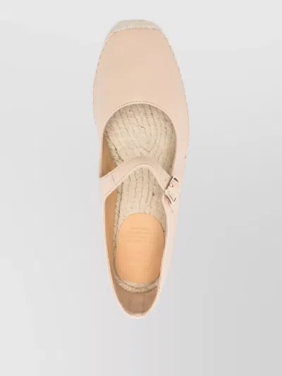 Castañer Pepa Espadrille Ballet Flats Round Toe In Brown