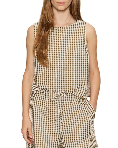 Sanctuary Better Days Gingham Shell In Multi