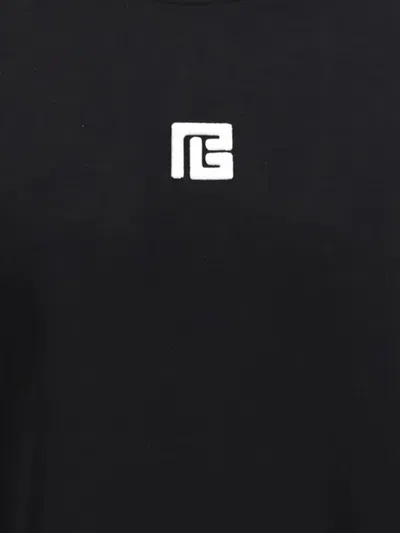 Balmain Loose-sleeve T-shirt In Black