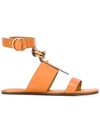 Chloé Kingsley Ankle Strap Sandal (women) In Tan