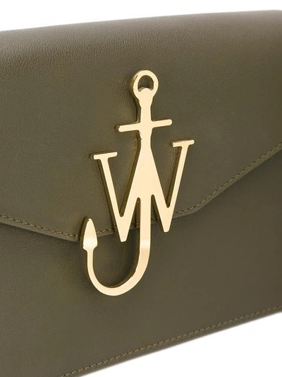 Shop Jw Anderson Logo Detail Bag In Green