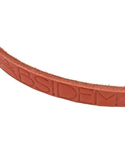 Shop Absidem Cat Eye Blindfold Mask In Red