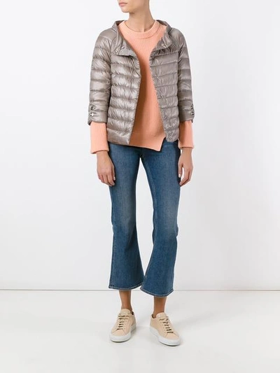 七分袖衬垫夹克