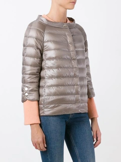 七分袖衬垫夹克