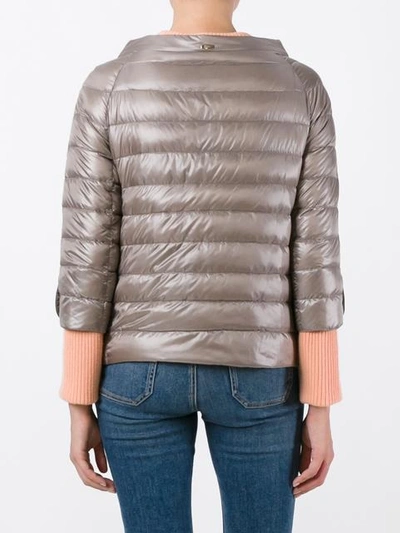 七分袖衬垫夹克