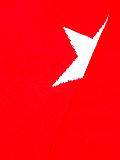 Shop Givenchy Logo Star Pattern Socks - Red