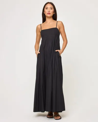 L*space Lspace Raveena Cotton Cover-up Maxi Dress In Black