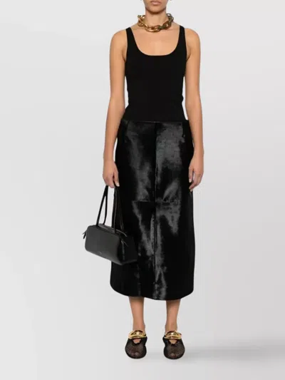 Totême Toteme Classic Compact Knit Tank Top In Black