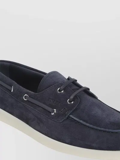 Prada Elegant Moccasins For Men - Ss26 Collection In Black