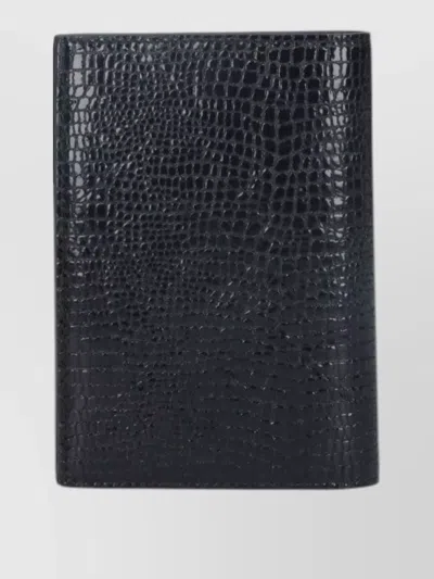 Tom Ford Bi Fold Wallets Embossed Texture Design