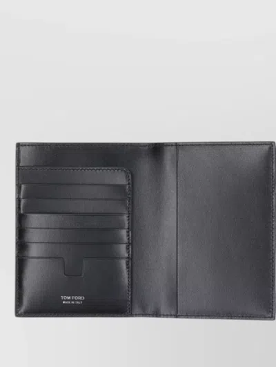 Tom Ford Bi Fold Wallets Embossed Texture Design