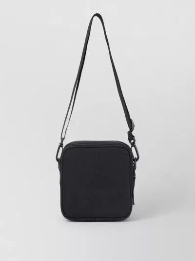 Carhartt Essentials Shoulder Bag Polyester Logo Strap In Black