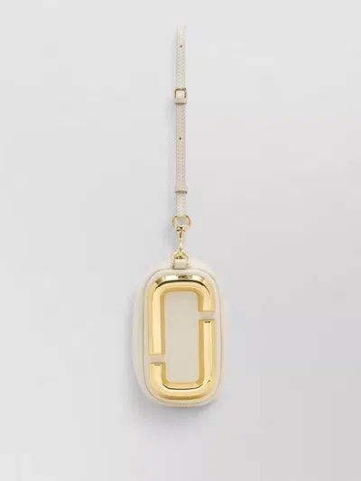 Marc Jacobs Leather Shoulder Bag Adjustable Detachable Strap In Neutral