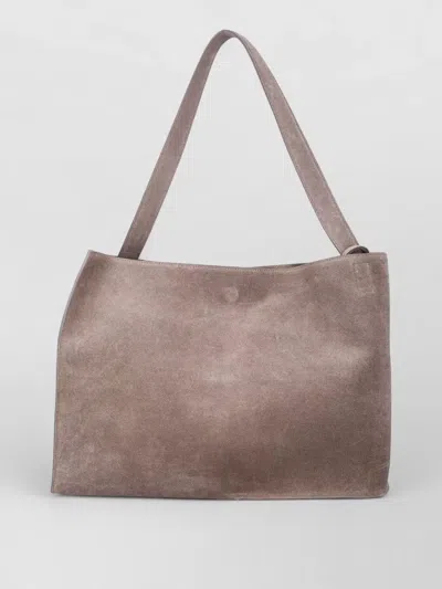 Studio Nicholson Reflection Suede Tote Shoulder Bag In Pink
