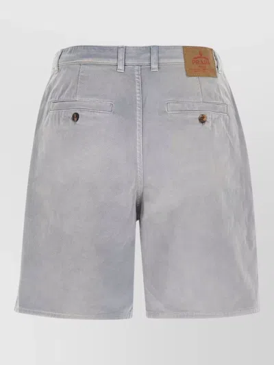 Prada Grey Cotton Shorts