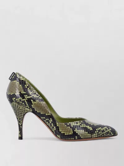 Miu Miu Pumps Ayers Python Print Snakeskin Pattern In Animal Print