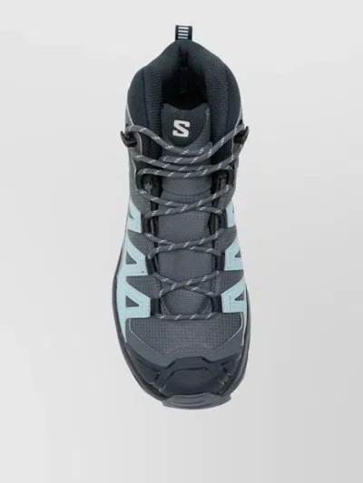Salomon Low Sneaker Mesh Panels Pull Tab Sole In Gray