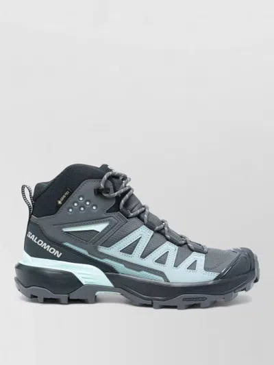 Salomon Low Sneaker Mesh Panels Pull Tab Sole In Gray