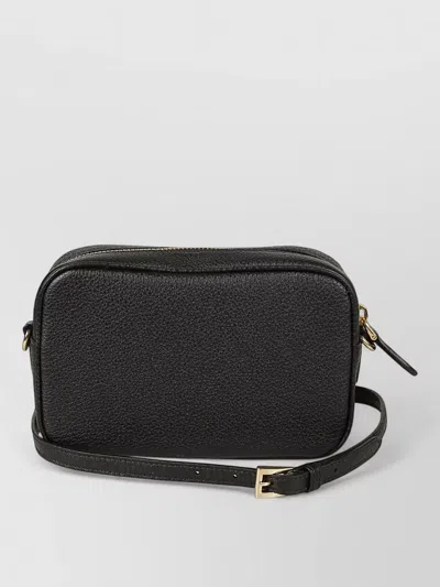 Prada Shoulder Bag Textured Finish Adjustable Strap