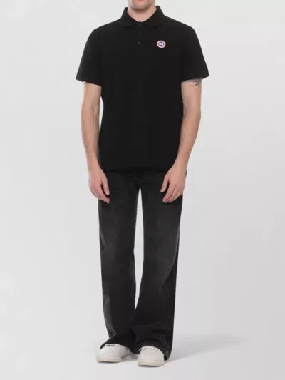 Canada Goose Lanvin Grey Embroidered Logo Cotton Sweatshirt In Black