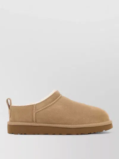 Ugg Slippers Flat Sole Pull Tab Round Toe In Multi