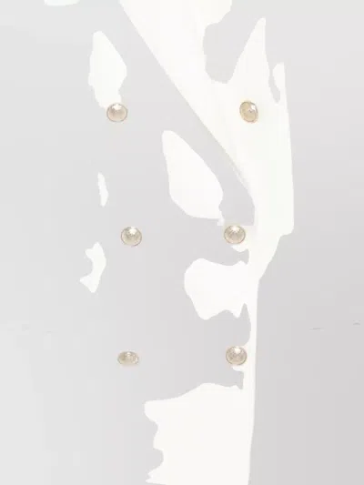 Tagliatore Double Breasted Jacket Structured Front Pockets In White