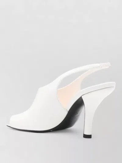Totême Women White Slingback Heels, 7.5 Luxury Pumps & Heels For Women Darveys In White