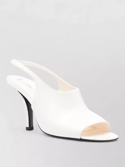 Totême Women White Slingback Heels, 7.5 Luxury Pumps & Heels For Women Darveys In White
