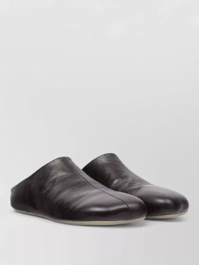 Mm6 Maison Margiela Men Black Leather Sandals, 8 Luxury Sandals & Floaters For Men Darveys