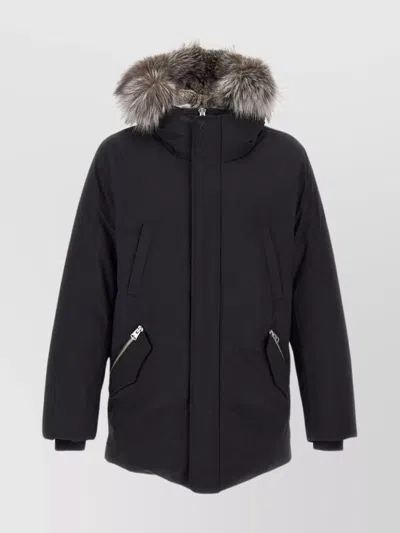 Mackage Men Black Nylon Blend Edward-x Down Jacket In Black