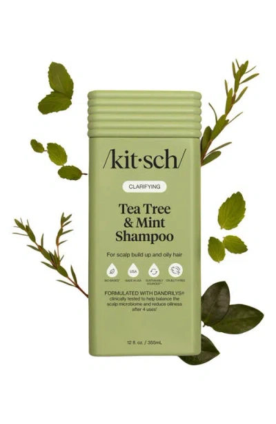 Kitsch Clarifying Tea Tree & Mint Liquid Shampoo In Transparent