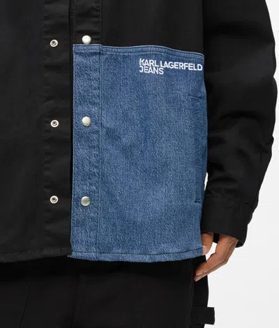 Kl Jeans Denim Panel Overshirt