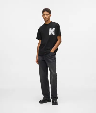 Kl Jeans K Artwork T-shirt In Black