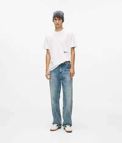 Kl Jeans Digitized Karl T-shirt In White