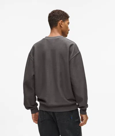 Kl Jeans Inside-out Sweatshirt In Metallic
