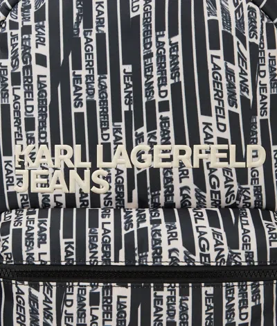 Kl Jeans Nylon Linear Logo Backpack