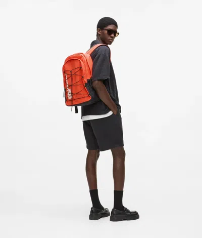 Kl Jeans Utility Drawstring Backpack In Pink